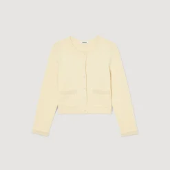 Sandro Paris Conjuntos-Cardigan Embelezado Com Pedra