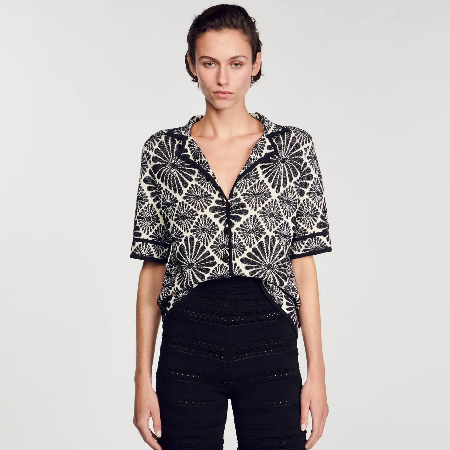 Sandro Paris Conjuntos-Cardigan Jacquard Floral