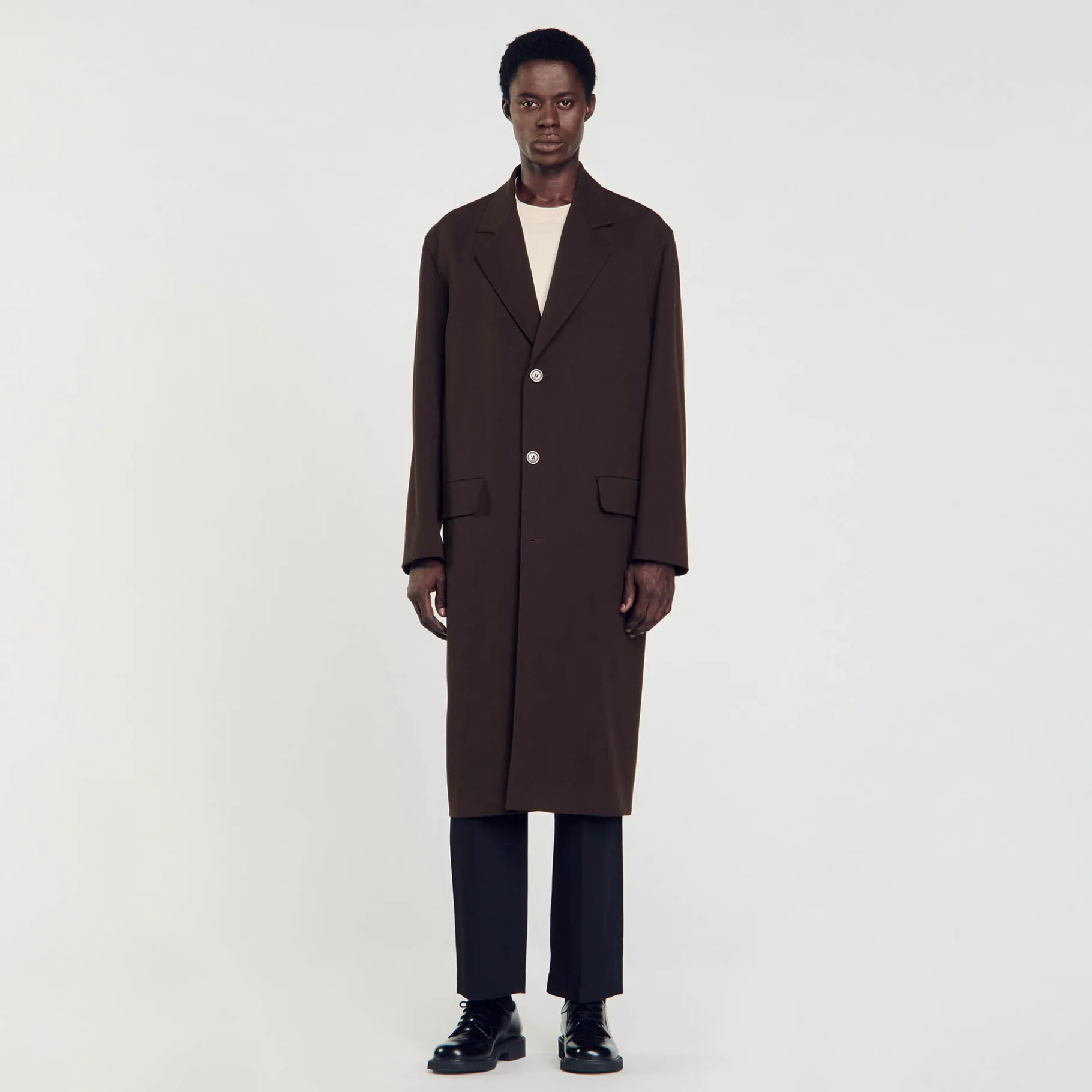 Sandro Paris Casacos E Jaquetas-Casaco De La