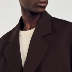 Sandro Paris Casacos E Jaquetas-Casaco De La