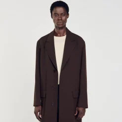 Sandro Paris Casacos E Jaquetas-Casaco De La