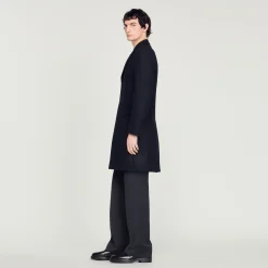 Sandro Paris Casacos E Jaquetas-Casaco De La E Caxemira