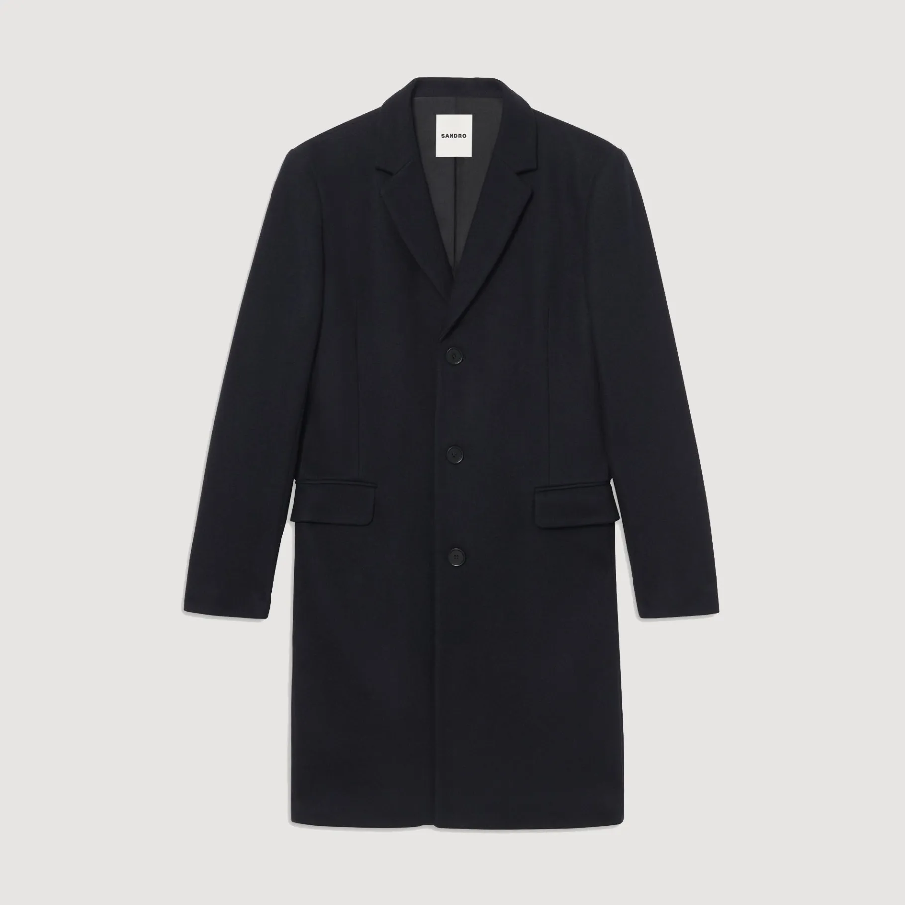 Sandro Paris Casacos E Jaquetas-Casaco De La E Caxemira