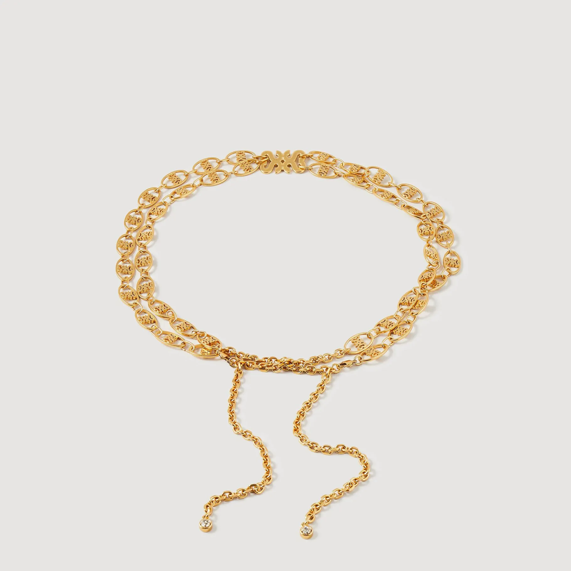 Sandro Paris Cintos-Cinto Joia Com Corrente Dupla