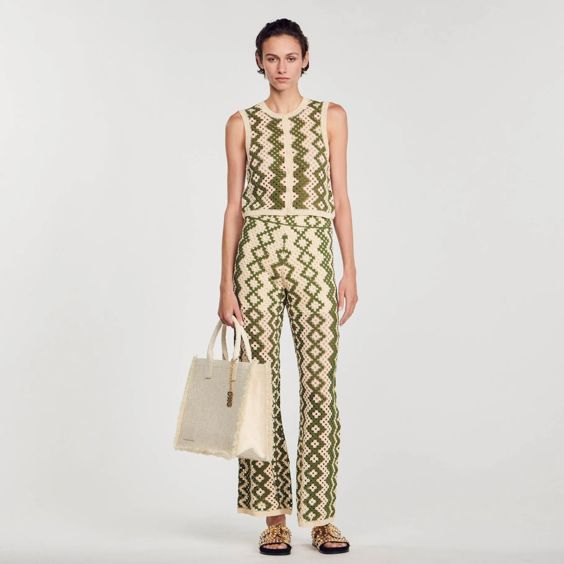 Sandro Paris Conjuntos-Colete De Croche