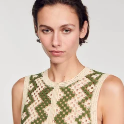 Sandro Paris Conjuntos-Colete De Croche