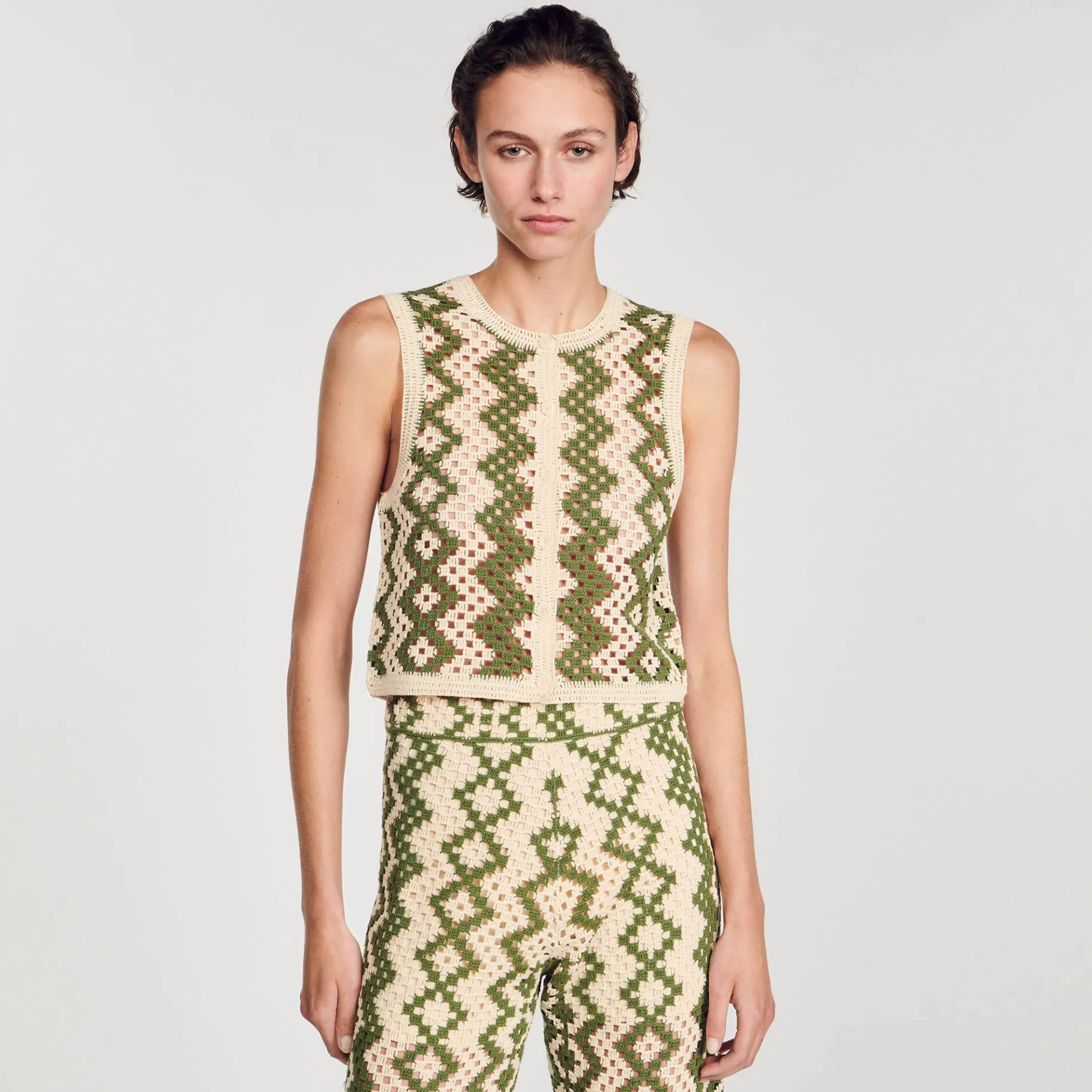 Sandro Paris Conjuntos-Colete De Croche