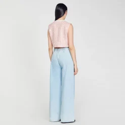 Sandro Paris Conjuntos-Colete De Sarja