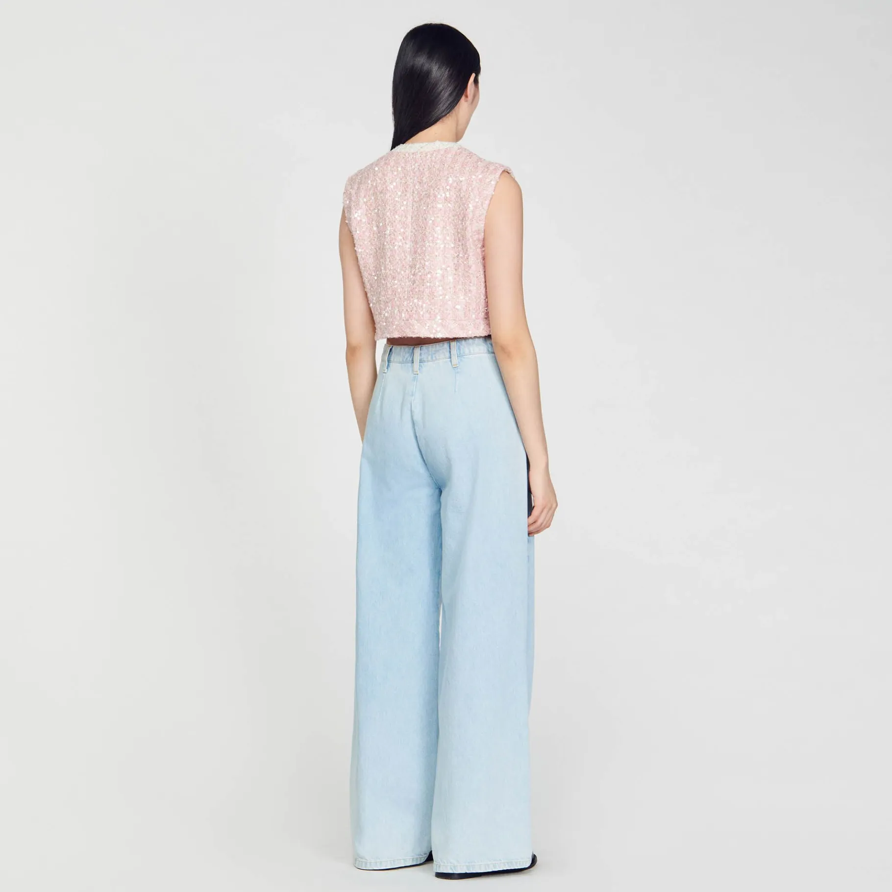 Sandro Paris Conjuntos-Colete De Sarja