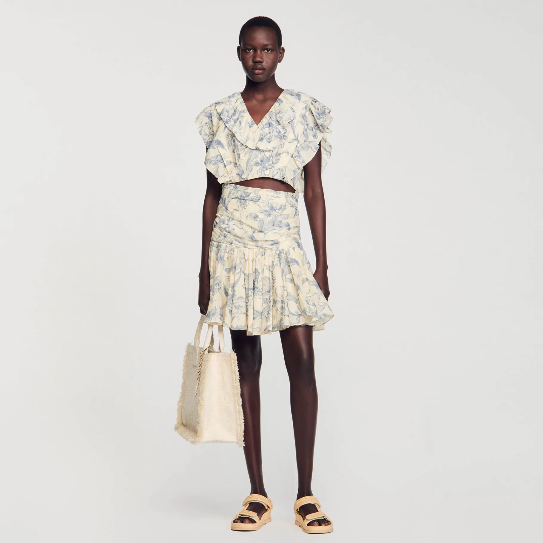 Sandro Paris Conjuntos-Cubra Com Flores E Babados