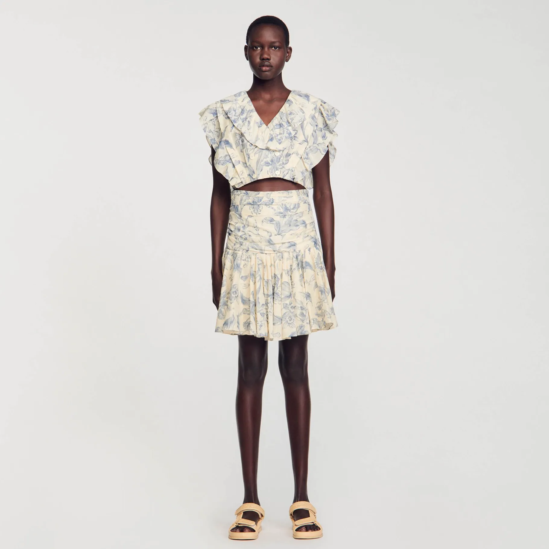 Sandro Paris Conjuntos-Cubra Com Flores E Babados