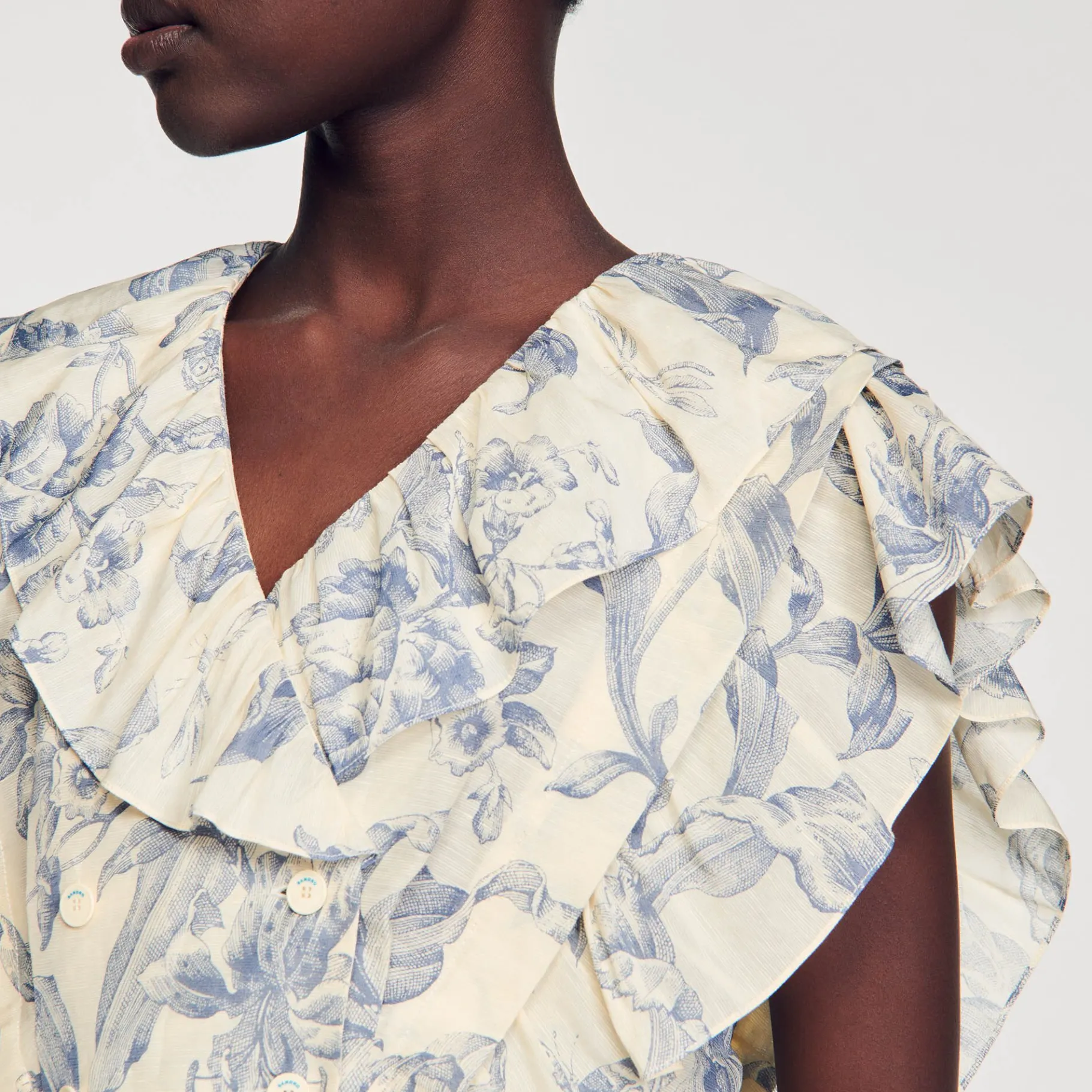 Sandro Paris Conjuntos-Cubra Com Flores E Babados