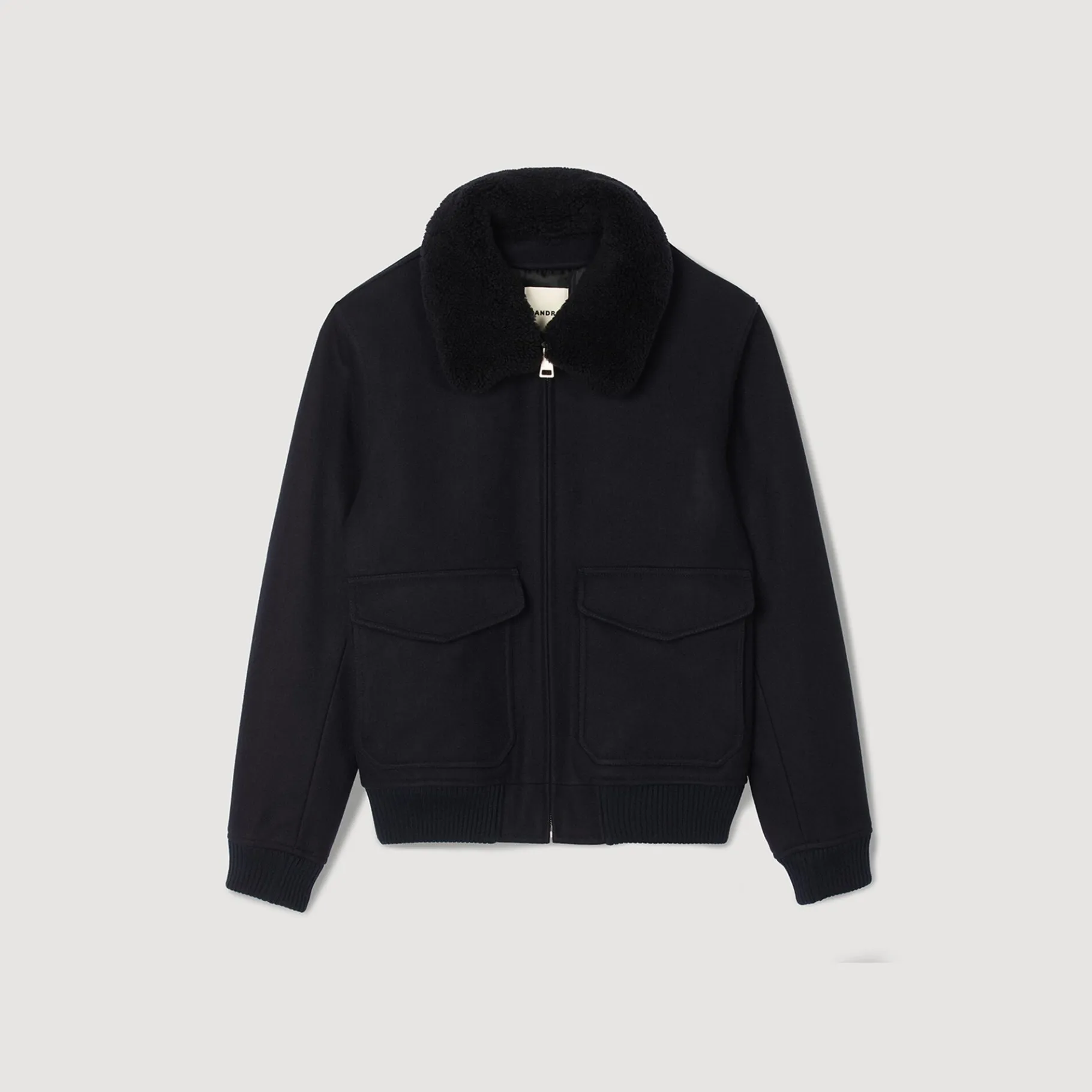 Sandro Paris Casacos E Jaquetas-Jaqueta Bomber De La