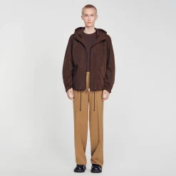 Sandro Paris Casacos E Jaquetas-Jaqueta Com Capuz