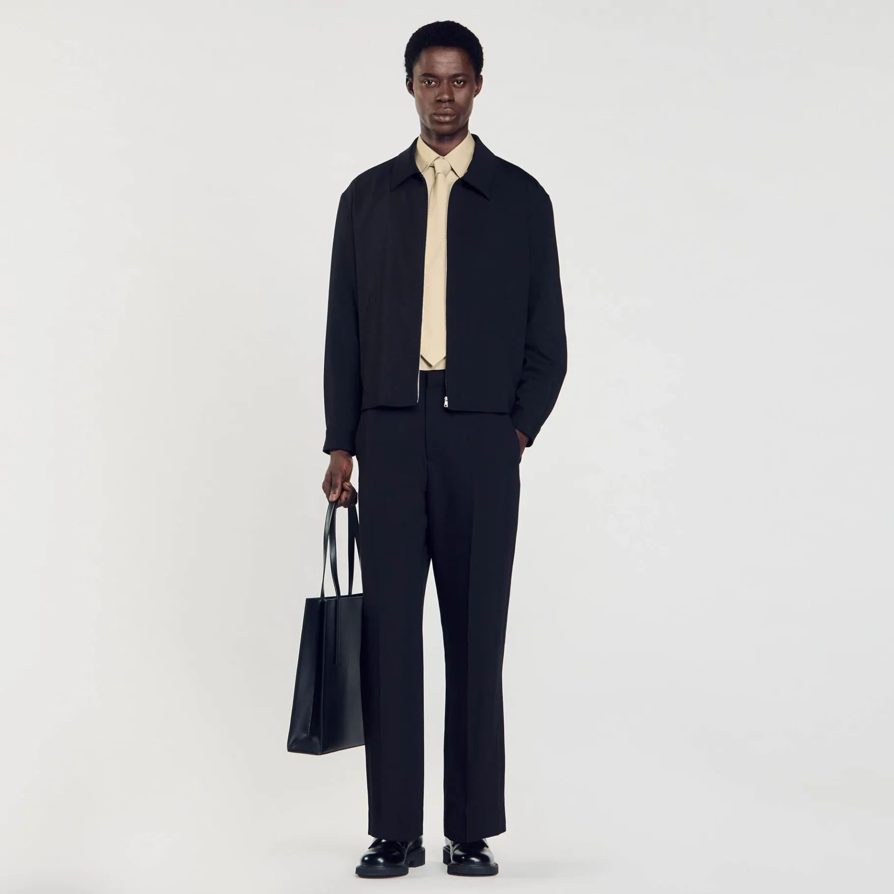 Sandro Paris Casacos E Jaquetas-Jaqueta Com Ziper