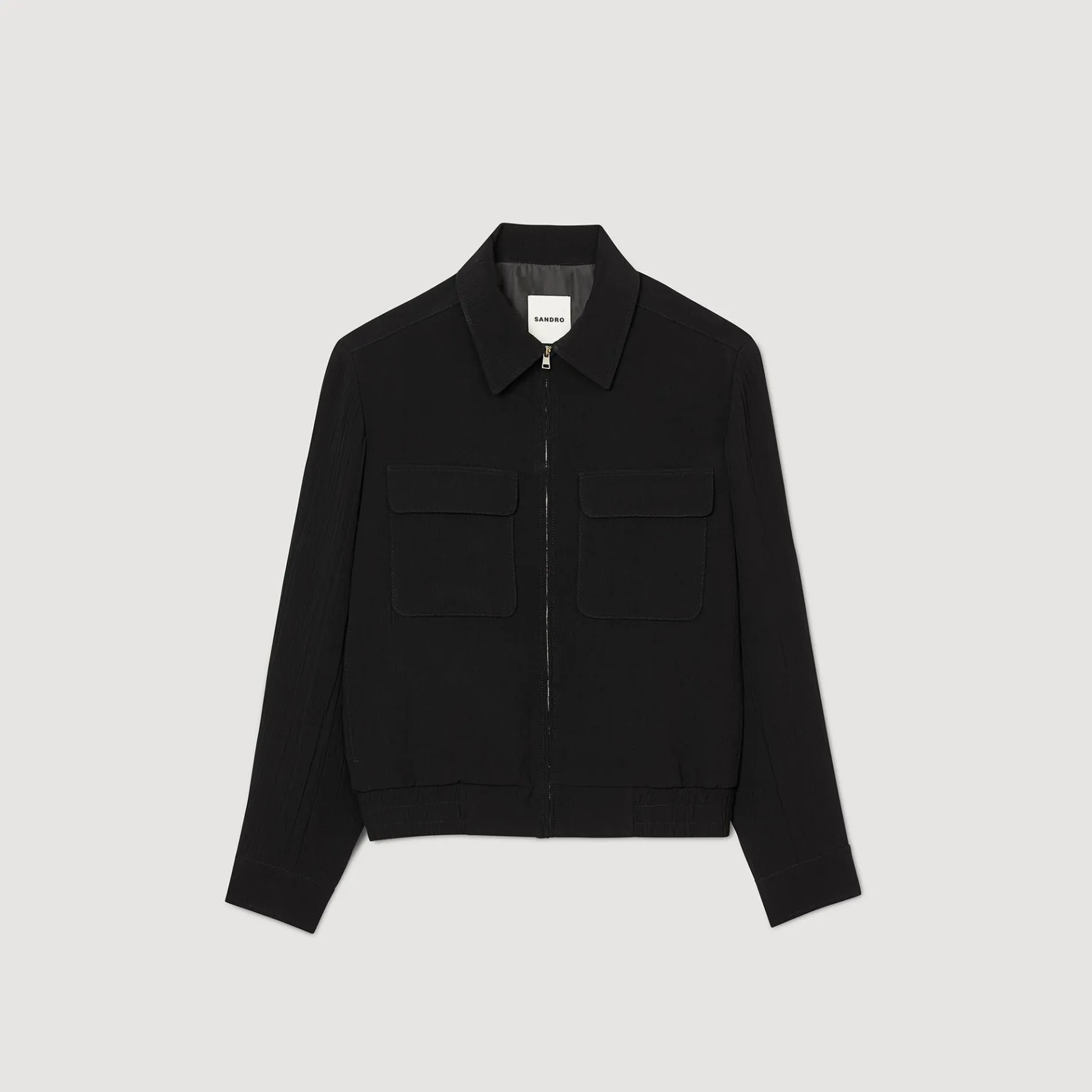 Sandro Paris Casacos E Jaquetas-Jaqueta Com Ziper