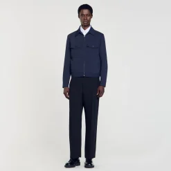 Sandro Paris Casacos E Jaquetas-Jaqueta Com Ziper