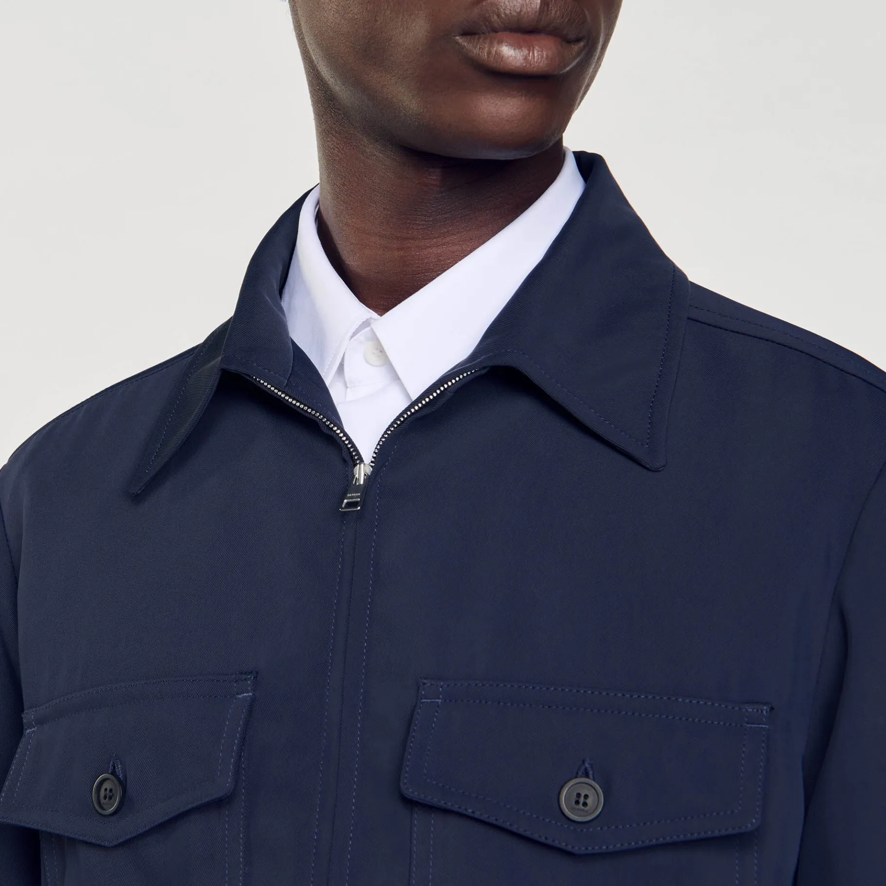 Sandro Paris Casacos E Jaquetas-Jaqueta Com Ziper