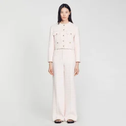 Sandro Paris Conjuntos-Jaqueta Curta De Sarja Fantasia