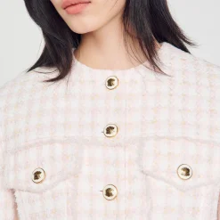 Sandro Paris Conjuntos-Jaqueta Curta De Sarja Fantasia