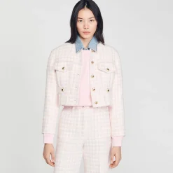 Sandro Paris Conjuntos-Jaqueta Curta De Sarja Fantasia