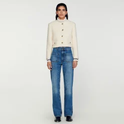 Sandro Paris Conjuntos-Jaqueta Curta De Tecido Atoalhado