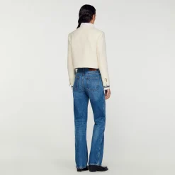 Sandro Paris Conjuntos-Jaqueta Curta De Tecido Atoalhado