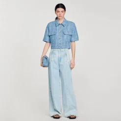 Sandro Paris Conjuntos-Jaqueta Curta De Tweed