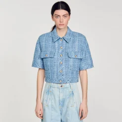 Sandro Paris Conjuntos-Jaqueta Curta De Tweed