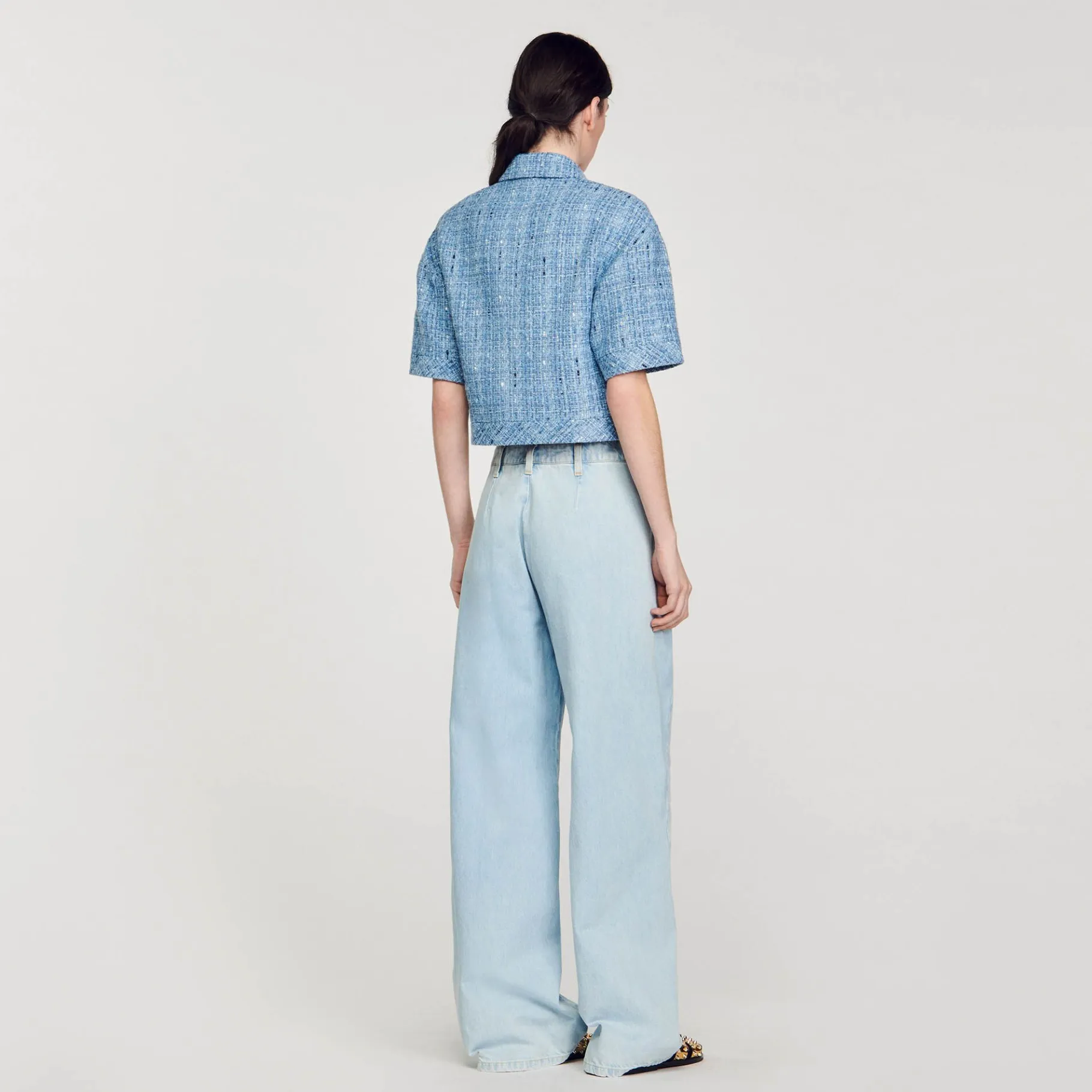 Sandro Paris Conjuntos-Jaqueta Curta De Tweed