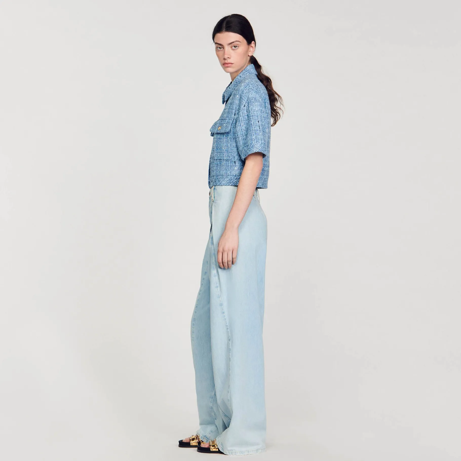 Sandro Paris Conjuntos-Jaqueta Curta De Tweed