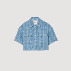 Sandro Paris Conjuntos-Jaqueta Curta De Tweed