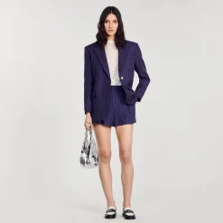 Sandro Paris Conjuntos-Jaqueta De Alfaiataria Listrada