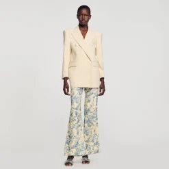 Sandro Paris Jaquetas E Jaquetas-Jaqueta De Alfaiataria Trespassada