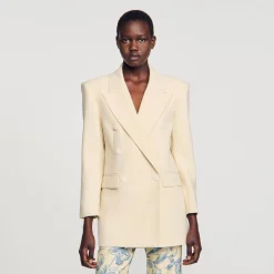 Sandro Paris Jaquetas E Jaquetas-Jaqueta De Alfaiataria Trespassada