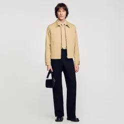 Sandro Paris Casacos E Jaquetas-Jaqueta De Algodao