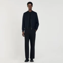 Sandro Paris Casacos E Jaquetas-Jaqueta De Beisebol Com Ziper