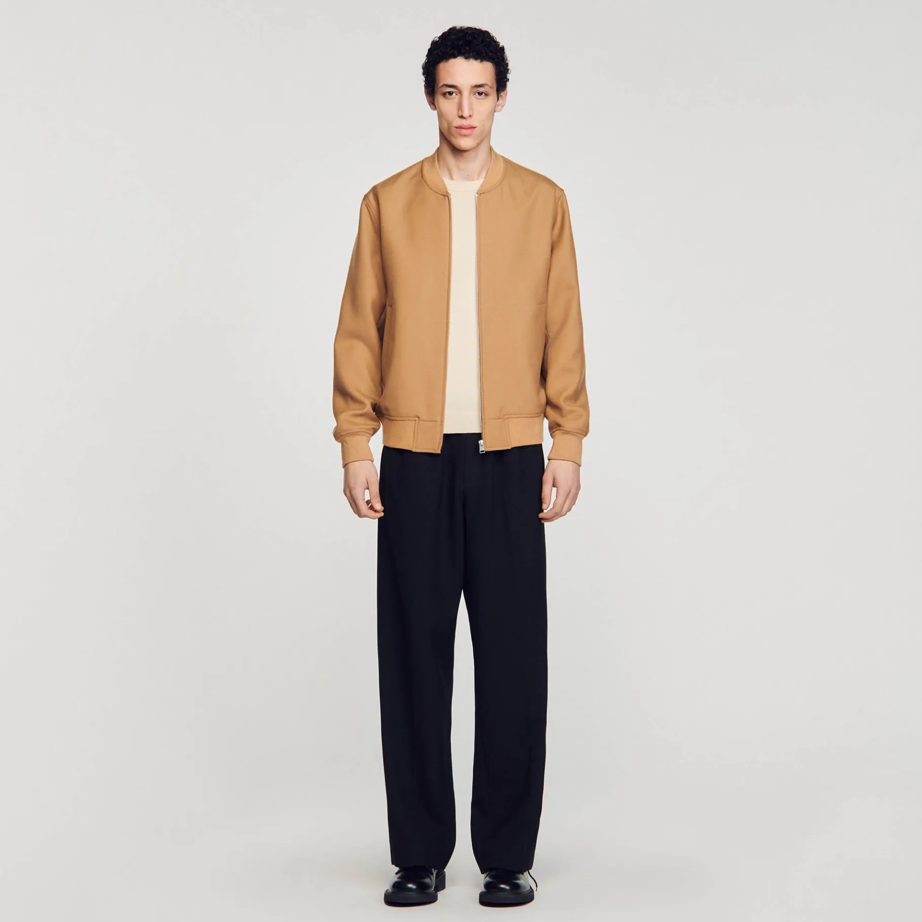 Sandro Paris Casacos E Jaquetas-Jaqueta De Beisebol Com Ziper