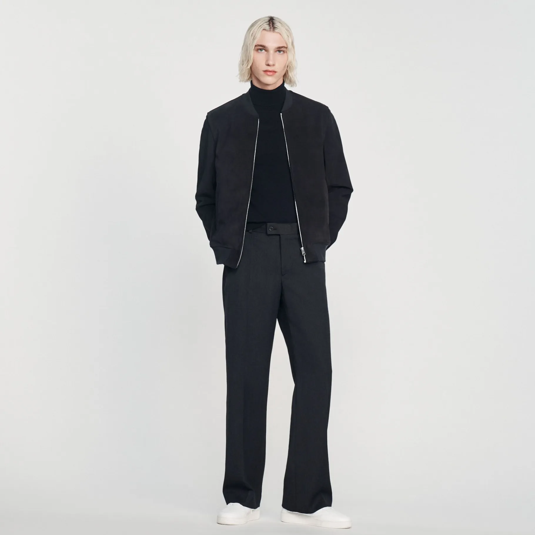 Sandro Paris Peles-Jaqueta De Camurca