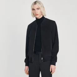 Sandro Paris Peles-Jaqueta De Camurca