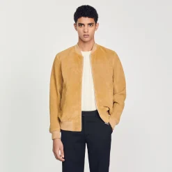 Sandro Paris Peles-Jaqueta De Camurca