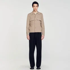 Sandro Paris Suéteres E Coletes-Jaqueta De Malha