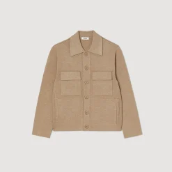 Sandro Paris Suéteres E Coletes-Jaqueta De Malha