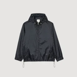 Sandro Paris Casacos E Jaquetas-Jaqueta De Nylon Com Cruz Quadrada