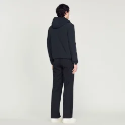 Sandro Paris Casacos E Jaquetas-Jaqueta De Tecido Tecnico