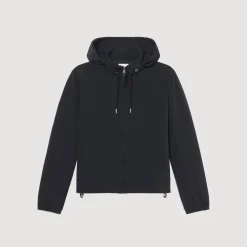 Sandro Paris Casacos E Jaquetas-Jaqueta De Tecido Tecnico