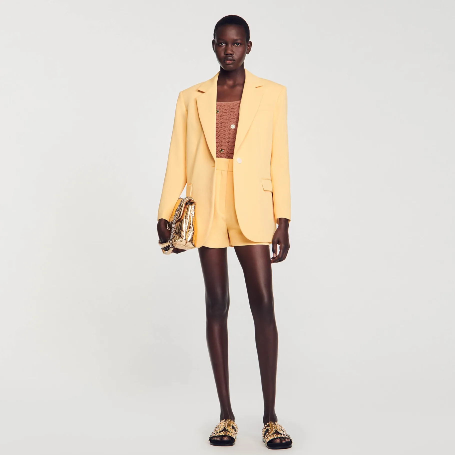 Sandro Paris Se Adequa-Jaqueta De Terno