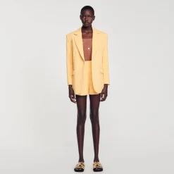 Sandro Paris Se Adequa-Jaqueta De Terno