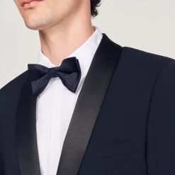 Sandro Paris Ternos E Smokings-Jaqueta Smoking Com Cetim