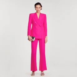 Sandro Paris Se Adequa-Jaqueta Trespassada